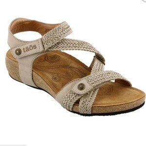 Taos Trulie Stone Woven Hook & Loop Sandals Women EU 41/US 10-10.5